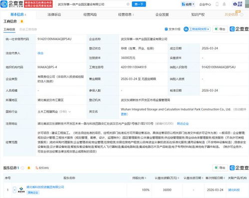 武漢存算一體產(chǎn)業(yè)園區(qū)建設(shè)公司成立，加速區(qū)域數(shù)字經(jīng)濟(jì)發(fā)展
